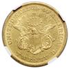 20 dolarów, 1850, Filadelfia; typ Liberty Head, no motto; Fr. 169, KM 74.1; złoto próby 900, ok. 3..