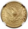 5 dolarów, 1891 CC, Carson City; typ Liberty Head, with motto; Fr. 146, KM 101; złoto próby 900, o..