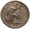 1 dolar, 1870, Filadelfia; typ Seated Liberty – PROOF; KM 100; srebro próby 900, 26.71 g;  nakład:..