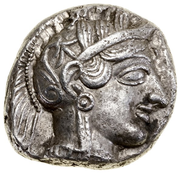 Tetradrachma (naśladownictwo monety ateńskiej), V–IV w. pne