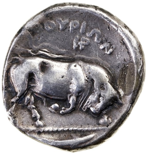 Stater, ok. 400–350 pne; Aw: Atena ze Skyllą na 