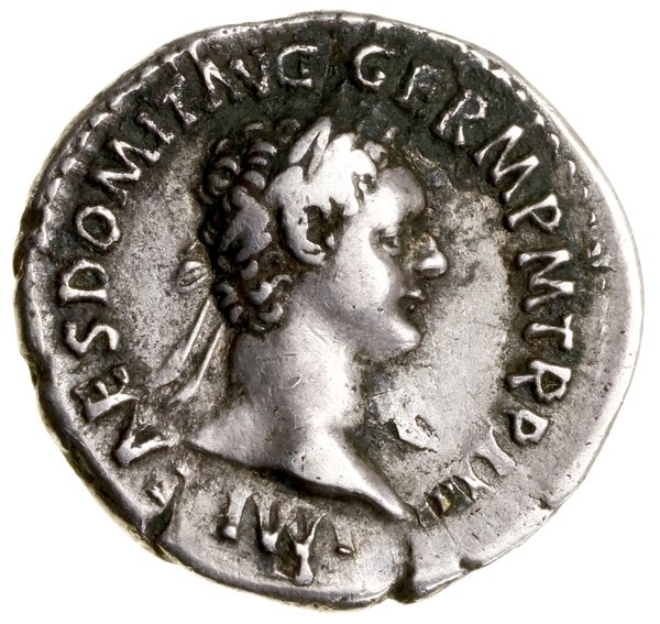 Denar, 93–94, Rzym; Aw: Popiersie cesarza w wień