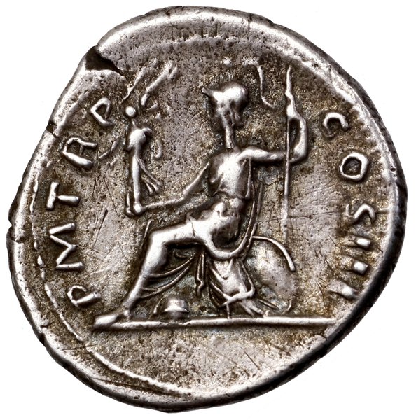 Denar, 119–122, Rzym; Aw: Głowa cesarza w wieńcu