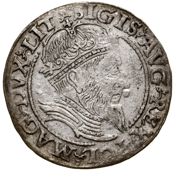 Grosz na stopę litewską, 1559, Wilno; końcówki l