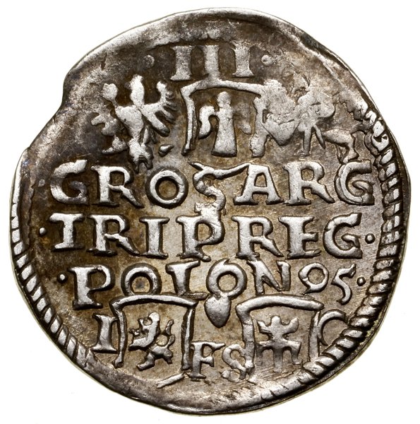 Trojak, 1595, Bydgoszcz; z nieokreślonym znakiem