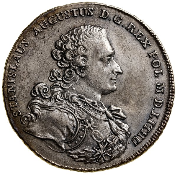 Talar, 1766, Warszawa; Aw: Popiersie króla w zbr