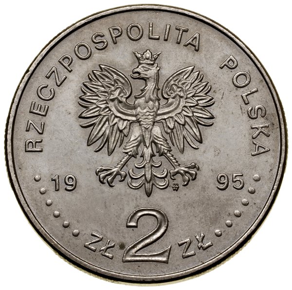 2 złote, 1995, Katyń; Miednoje, Charków, wypukły