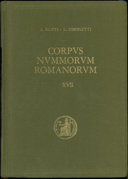 A Banti., L. Simonetti – Corpus Nummorum Romanorum, 10 tomów (4, 5, 6, 7, 8, 9, 10, 15, 17, 18)