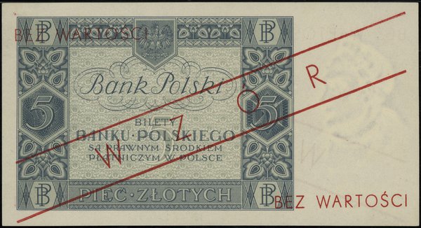 5 złotych, 2.01.1930