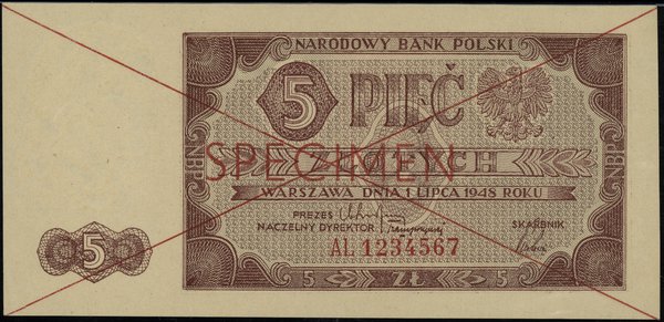 5 złotych, 1.07.1948