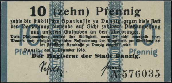 10 fenigów, 9.12.1916