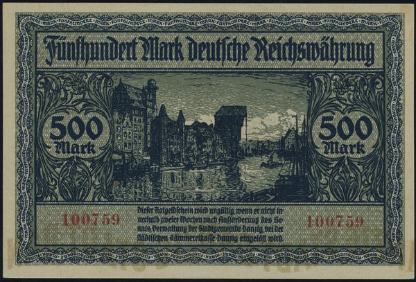500 marek, 31.10.1922