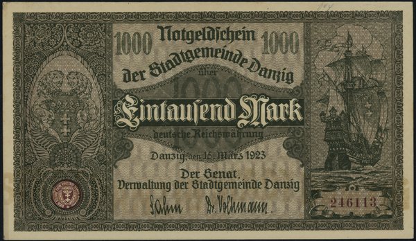 1.000 marek, 15.03.1923