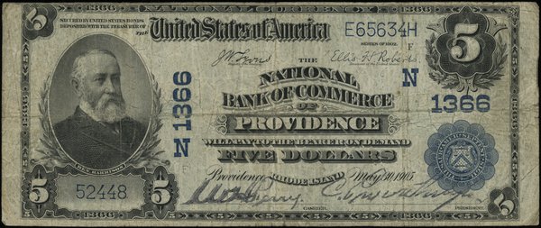 5 dolarów, 30.05.1905