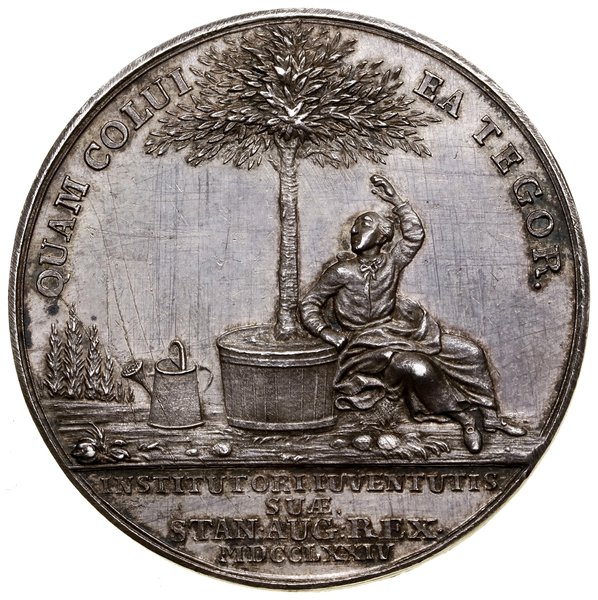 Medal pamiątkowy dla Antoniego Marii Portalupiego, 1774, autorstwa Jana Filipa Holzhaeussera, Warszawa