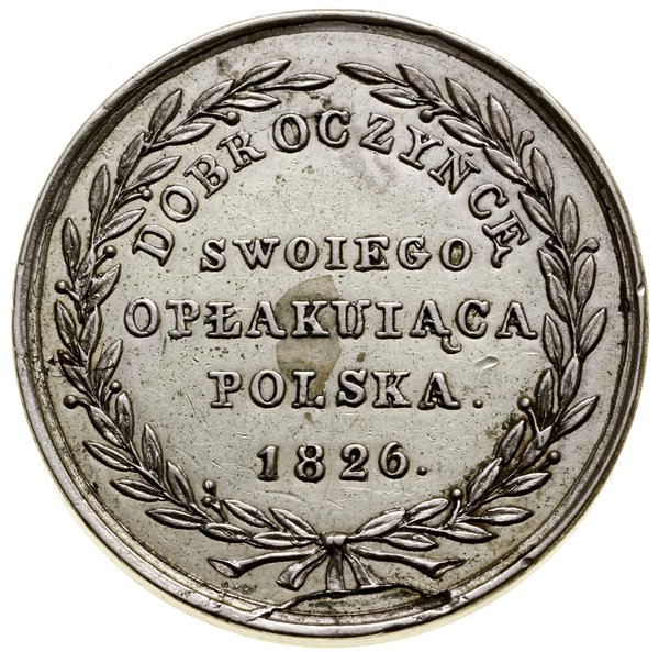 Medal na pamiątkę śmierci cara Aleksandra I, 1826
