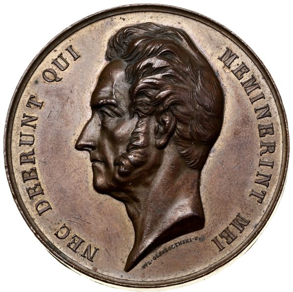 Medal pamiątkowy, 1832, projektu Władysława Toma