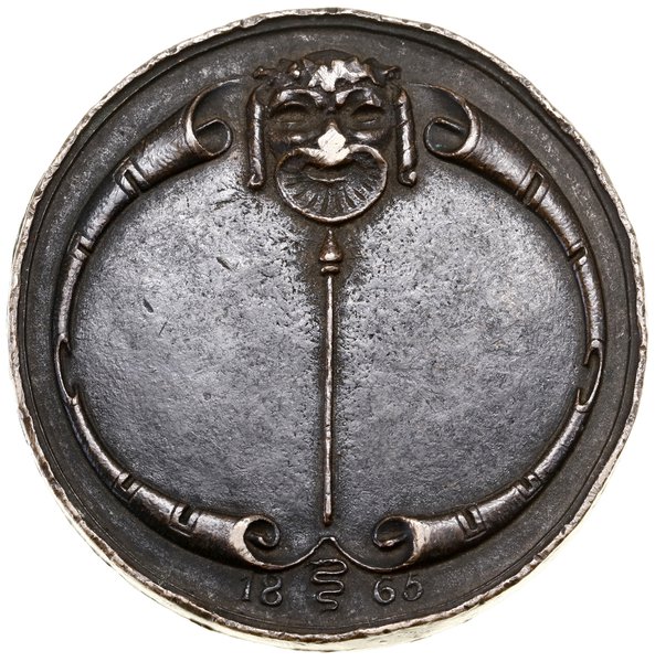 Medal – Aleksander Fredro, 1865, Paryż, projektu Jana Rudzkiego