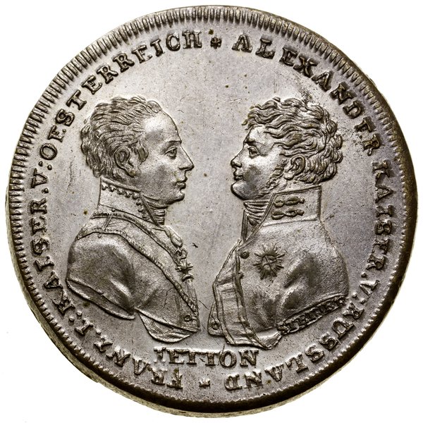 Medal na pamiątkę bitwy pod Lipskiem, 1813; Aw: 