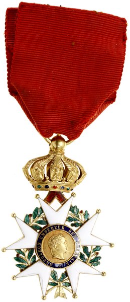 Order Narodowy Legii Honorowej IV klasy (L’Ordre national de la Légion d’honneur), 1852–1870