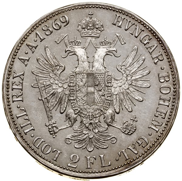 2 floreny, 1869 A, Wiedeń
