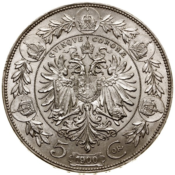 5 koron, 1900, Wiedeń