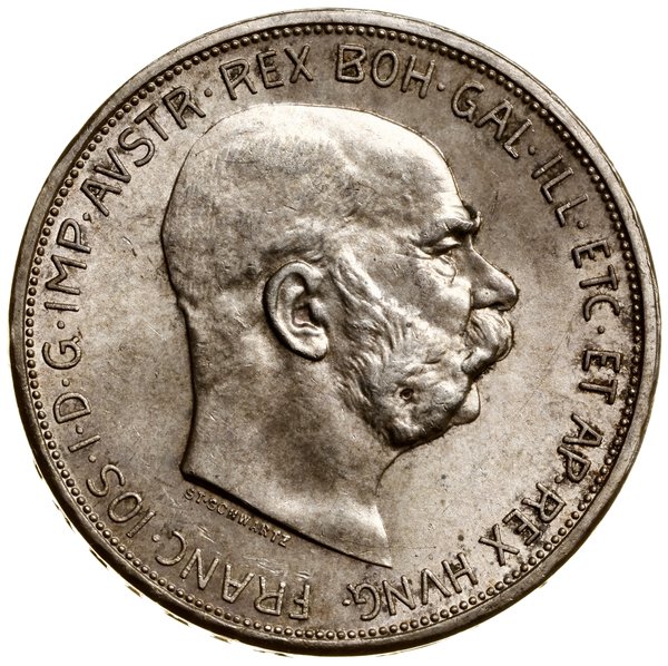 5 koron, 1909, Wiedeń