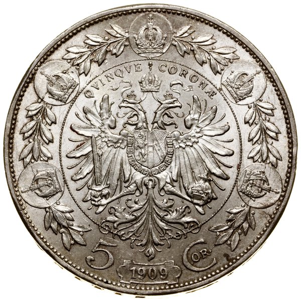 5 koron, 1909, Wiedeń