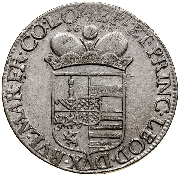 Patagon, 1678; Aw: Popiersie biskupa w prawo, MA