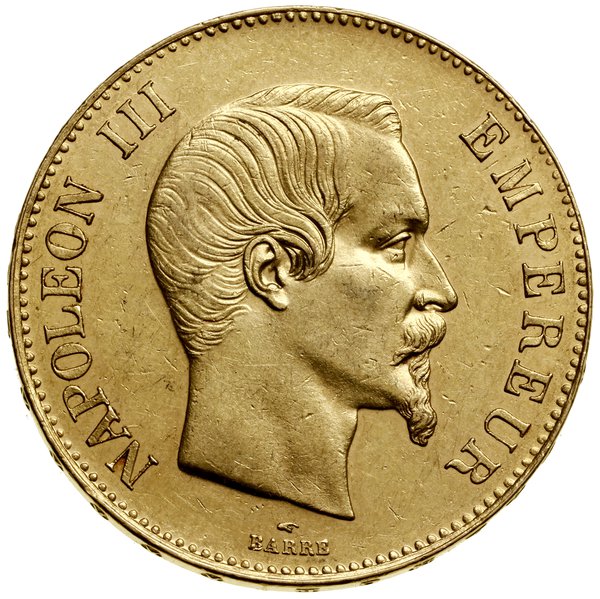 100 franków, 1858 A, Paryż