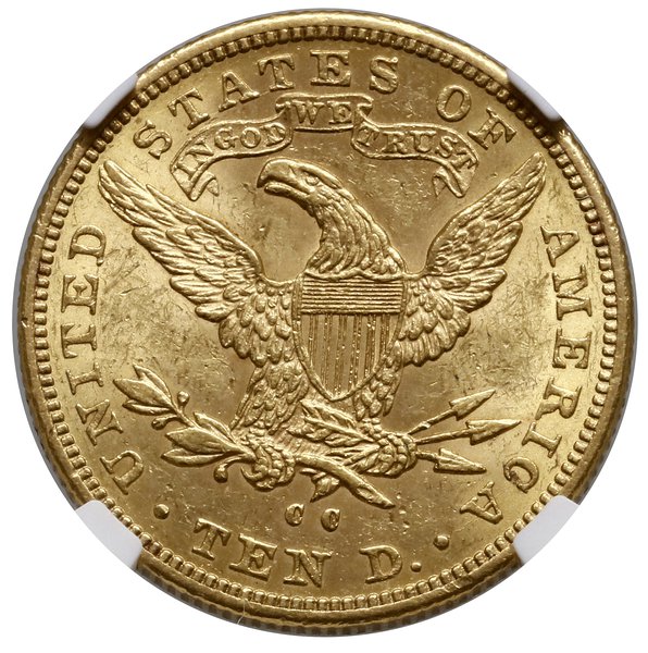 10 dolarów 1891 CC, Carson City; typ Liberty Hea
