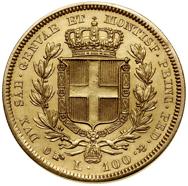100 lirów, 1834 P, Turyn