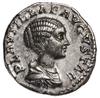 Denar, 202–205, Rzym; Aw: Głowa cesarzowej w prawo, PLAVTILLAE AVGVSTAE; Rw: Stojący w lewo Karaka..