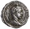 Denar, 222, Rzym; Aw: Popiersie cesarza w wieńcu laurowym w prawo, IMP C M AVR SEV ALEXAND AVG; Rw..