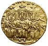 Solidus, 787–790, Konstantynopol; Aw: Popiersia Konstantyna IV i Ireny na wprost, z jabłkami panow..