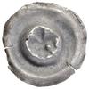 Brakteat, II połowa XIII w.; Lilia heraldyczna; Fbg 949; srebro, 17.9 mm, 0.24 g; dwa pęknięcia ko..
