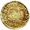 Goldgulden, bez daty (1476–1485), Nagybánya; Aw: Madonna z Dzieciątkiem, MΛThIΛS D (godło herbu Ko..