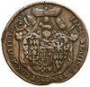 Odbitka w miedzi monety pięciodukatowej z roku 1748; Aw: Popiersie biskupa w prawo, legenda PHIL •..