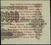 Bilet zdawkowy – 5 groszy, 28.04.1924; nadruk na lewej części banknotu 10.000.000 mkp, bez oznacze..