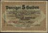 5 guldenów, 22.10.1923; numeracja 207063, znak w