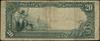 20 dolarów, 20.05.1910; seria 6086 (4507), niebieska pieczęć, podpisy Vernon i McClung; Friedberg ..