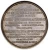 Medal wybity w uznaniu zasług Samuela Bogumiła Lindego, 1842, Warszawa, projektu Józefa Majnerta; ..