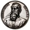 Medal pamiątkowy, 1884, Wiedeń, projektu Antona Scharffa; Aw: Popiersie lekko w lewo, na przecięci..