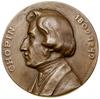 Medal na pamiątkę 100. rocznicy urodzin Fryderyka Chopina, 1909, projektu Stanisława Romana Lewand..