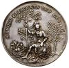 Medal na pamiątkę zawarcia traktatu pokojowego w Hubertsburgu, 1763, sygnowany IK; Aw: Fryderyk na..