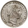 1/4 florena, 1865 A, Wiedeń; Herinek 640, KM 2214; bardzo ładnie zachowana moneta w pudełku firmy ..