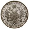20 krajcarów, 1854 A, Wiedeń; Herinek 672, KM 2211; pięknie zachowana moneta w pudełku firmy NGC n..