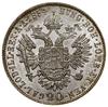 20 krajcarów, 1854 B, Kremnica; Herinek 676, KM 2211; ładnie zachowana moneta w pudełku firmy NGC ..