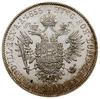 20 krajcarów, 1855 B, Kremnica; Herinek 677, KM 2211; bardzo ładnie zachowana moneta w pudełku fir..