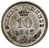 10 krajcarów, 1863 A, Wiedeń; Herinek 718, KM 2204; bardzo ładnie zachowana moneta w pudełku firmy..